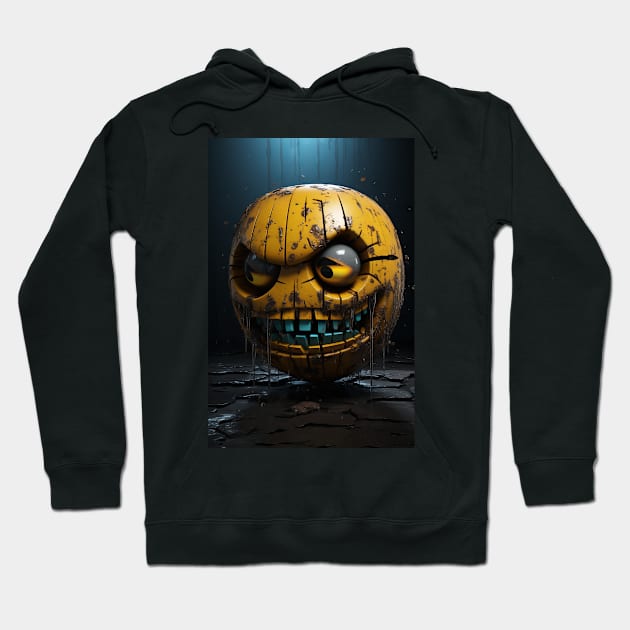 Scary Emoticon Hoodie by TheMadSwede